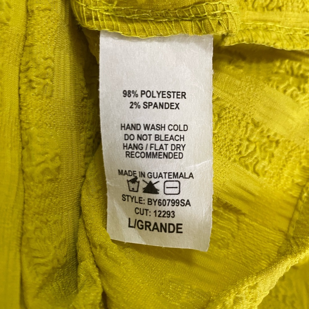 Yellow Ruffled Wrap Jumpsuit - Picture 4 of 4